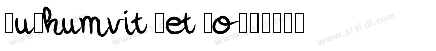 Sukhumvit Set Bold字体转换